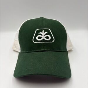 DuPont Pioneer Trucker Hat Mens OSFA Green White Good Embroidered Logo Cap